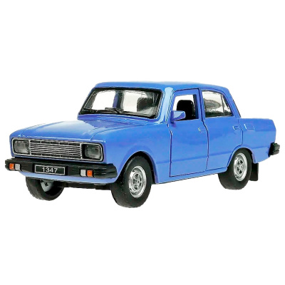 Машина металлическая инерционная АЗЛК Москвич-2140SL 12.5 см Технопарк AZLK2140M-12-PRP 1